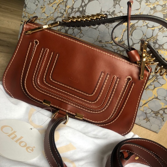 Chloe Handbags - SOLD🎉CHLOE Small Marcie Leather Saddle crossbody